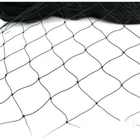 Vogelschutznetz, Hühnerschutznetz zum Schutz von Gartenpflanzen und Bäumen, 157,5 m, Schwarz (1/5)