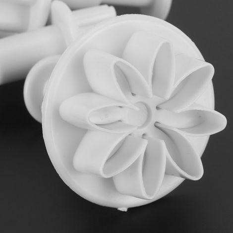 4 moules à décoration de gâteaux à motif floral, emporte-pièces pour fondant, ustensiles de pâtisserie DIY (1/5)