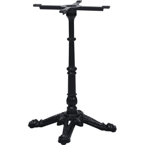 Bistrotisch-Gestell Schwarz 52x52x72 cm Gusseisen