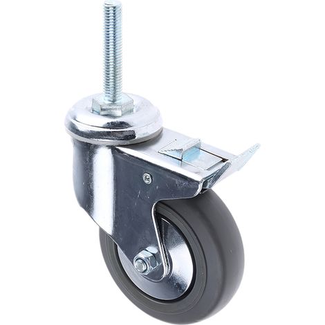 Roulette industrielle Pivotante Guitel Hervieu, Acier galvanisé, Ø 100mm, 80kg ( Prix pour 1 )
