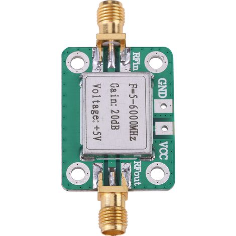 5-6000 MHz Verstärkung 20dB Breitband-HF-VHF-UHF-Signal-Leistungsverstärkermodul (1/5)