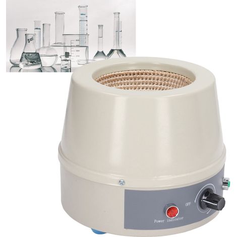 Manteau chauffant électrique thermostatique de laboratoire, 500 mL, norme européenne, 220 V (1/5)