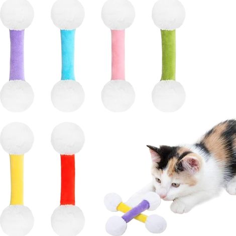 Jouet pour chat qui fait ses dents, jouet avec herbe à chat (1/5)
