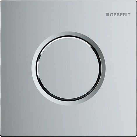 Geberit Urinalsteuerung Typ 01 mit pneumatischer Spülauslösung, hochglanz-verchromt - 116011215 (1/3)