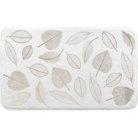 Tapis de Bain Déco "Joya" 45x75cm Or (1/4)