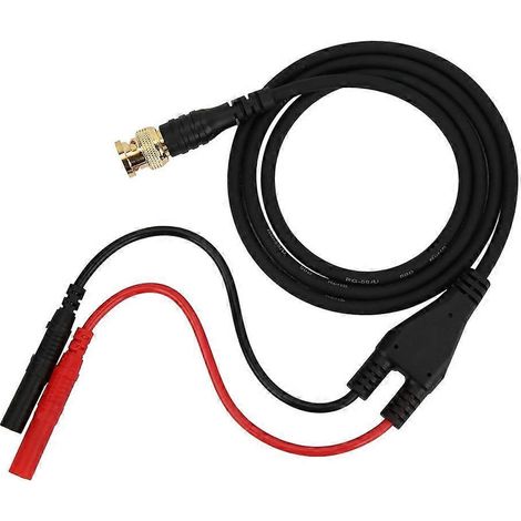 P1065 Vergoldetes, reines Kupfer-BNC-Stecker auf 4 mm sicheren, geraden Bananenstecker-Testkabel