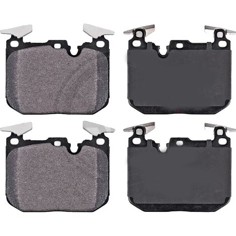 KIT PASTIGLIE FRENO POSTERIORI compatibile con BMW 1 (F20,F21,F40) / PASTIGLIE FRENANTI AUTO OEM FDB4662 FDB4670 / A 00 474 A 00 507, / SOSTITUZIONE DIRETTA / BASSA POLVERE / SILENZIOSO (1/4)
