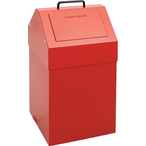 Wertstoffsammler 45l H650xB330xT310mm feuerrot stationär STUMPF (1/5)