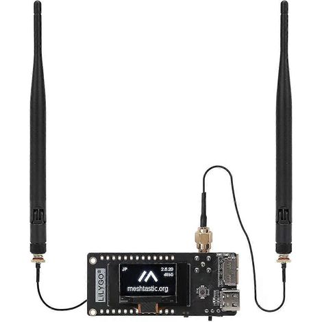 Für DIY Meshtastic Device Node LilyGo T3S3 V12 LoRa SX1262 ESP32-S3 OLED Dev Board 868MHz 915MHz mit 24G LoRa WiFi Antenne-JXLGV (1/4)