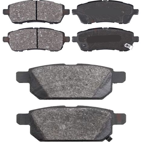 KIT PASTIGLIE FRENO ANTERIORI E POSTERIORI compatibile con SUZUKI BALENO (FW,EW) / PASTIGLIE FRENANTI AUTO OEM P 16 013,P 79 029 / SOSTITUZIONE DIRETTA / BASSA POLVERE / SILENZIOSO (1/4)