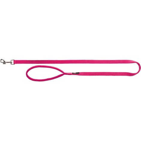TRIXIE LAISSE POUR CHIEN PREMIUM NYLON TAILLE M/L FUCHSIA 1 UNITÉ T200211 (1/5)