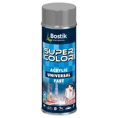 Super Color Acryl-Universal-Sprühfarbe 400 ml Grau