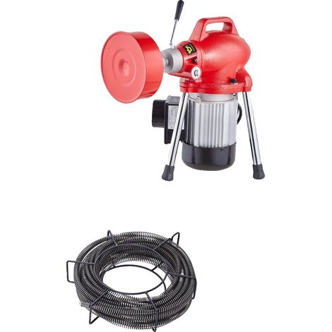Abflussreiniger, effizienter Motor, austauschbare Klingen (1/2)