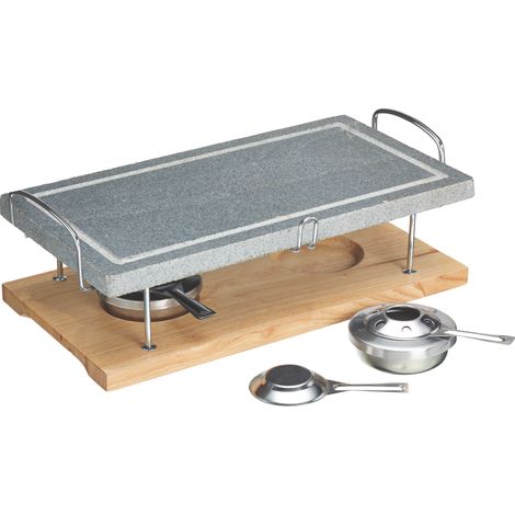 [PRODUIT D'OCCASION] Gril en pierre chaude dans une boîte cadeau, marbre, Dimensions 41.5 x 22 x 15 cm, Dimensions 41.5 x 22 x 15 cm