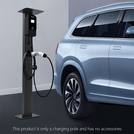 Colonne de recharge 1,3 m EV Stand + housse de protection contre la pluie Pour garages Bornes de recharge Wallbox