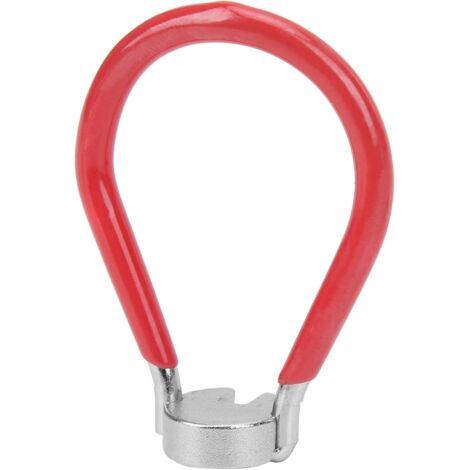 Outil de réparation en acier, clé à rayons de roue de vélo (rouge), 4 pièces (1/5)