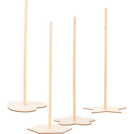 Présentoir à Beignets Décoration Chic et Simple Support Pratique et Stable en Bois 4 Pièces pour Fête pour Table de Desserts et Cérémonies (1/5)