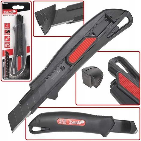 Couteau utilitaire geko utility knife lame 8 segments corps ABS (1/3)
