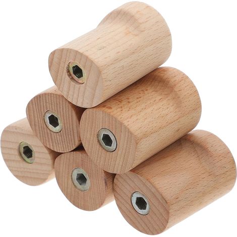 murales en bois de hêtre massif lot de 6 style bohème pour