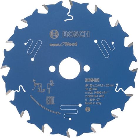 Lame de scie circulaire Bosch Expert Wood 2608644005 130x2,4x20 16Z (1/5)