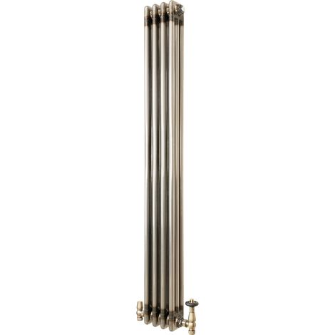 Radiatore 3 Colonne Verticale Metallo Grezzo 1500 x 200 mm TRV