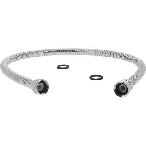 Nicoll – Flexible de douche 0,75m – Chromé – Pour colonne – Filetage 1/2" – Résistant aux chocs et à la corrosion