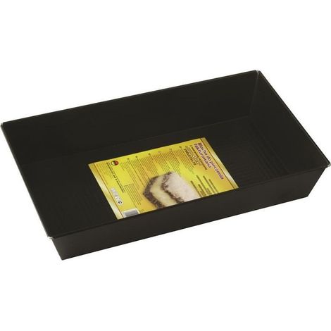 Strukturiertes schwarzes Blech 390x235x70 mm SNB