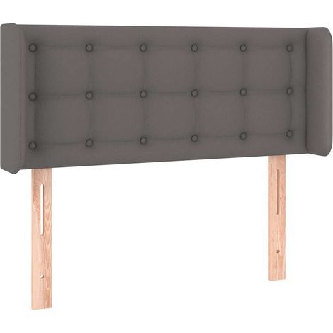 Maison Exclusive - Testiera ad Orecchio Grigio 103x16x78/88 cm in Similpelle (1/5)
