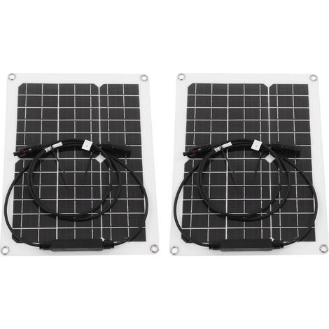 Kit Panneau Solaire Flexible 30W (sans batterie) – Module Photovoltaïque Souple 30 Watts, Usage Extérieur, Camping, Van, Bateau, Cellule Solaire Pliable, Haute Efficacité, Résistant à l'Eau, Kit Compl (1/5)