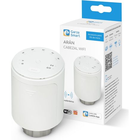 Garza - Valvola termostatica intelligente per radiatori. Richiede Zigbee 3.0 Hub. Controllo tramite app e voce, modalità manuale/automatica. Necessario dispositivo Bridge/HUB ZigBee 3.0 (1/5)