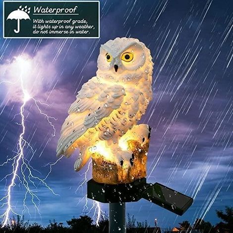 Owl Shaped Solar Light - Garden Light - LED Solar Light - Decoration (1/4)