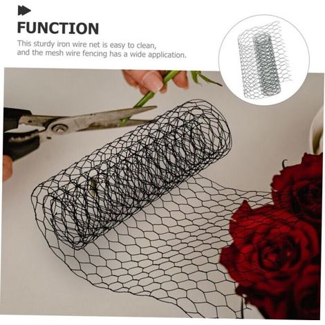 Grillage Poule galvanisé Jardin poulailler, voliere Triple Torsion Tailles au Choix Maille Fine 0.35mX10m (1/3)