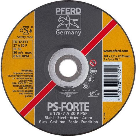 Disco desbarbadora PFERD BD1257MP (1/2)