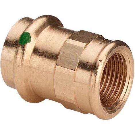Raccord droit à sertir cuivre V - F3/4 x ø28 mm