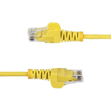 StarTech.com N6PAT50CMYLS Netzwerkkabel Gelb 0,5 m Cat6 U/UTP (UTP)