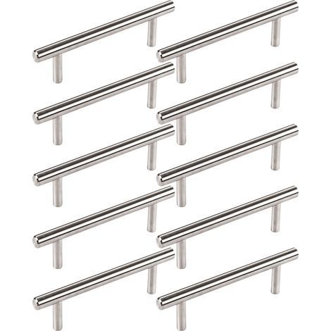 SO-TECH - lot de 10 Poignée de meuble III - Entraxe 96 mm - Pour cuisine, salle bain, armoire, commode, tiroir (1/5)