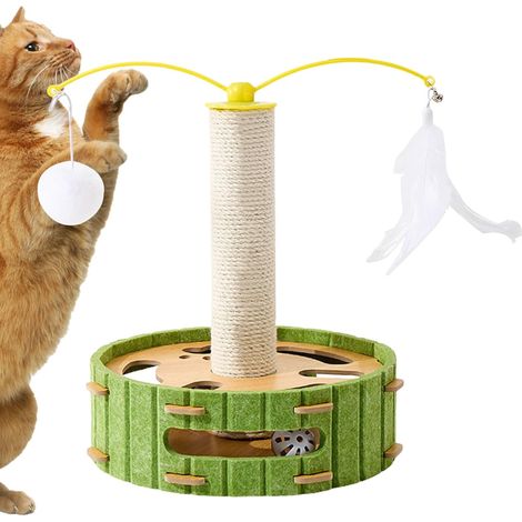 SISAL Cat CROCKING Post - Poteau à gratter pour Chat - (1/5)