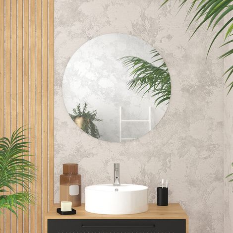 Miroir Salle de Bain Rond - Diamètre 70cm (1/4)