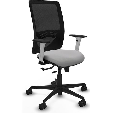 Chaise ergonomique piqueras y crespo Zulema blanc support lombaire (1/2)