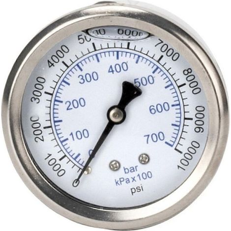 Manomètre pour nettoyeur haute pression - Compteur de pression d'eau à pompe haute pression (1/5)