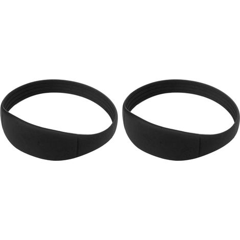 Lot de 2 sangles rotuliennes pour genouillères, bande de soutien souple pour le sport, attelle portable pour soulager la douleur au genou, idéale pour la maison, la salle de sport ou le bureau (noir). (1/5)