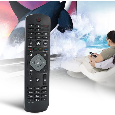 Télécommande universelle de haute qualité compatible avec téléviseurs Philips, référence YKF347-003 (1/5)