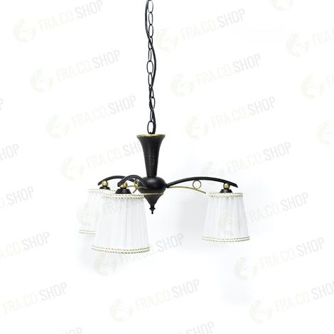 SOSPENSIONE COLOR ORO 3XE14 PENDENTE