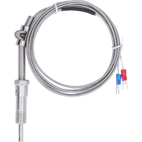 Temperaturfühler mit Schraubsonde Typ K, Thermoelement-Messumformer mit geradem Griff, 0–800 °C WRNT (1/5)