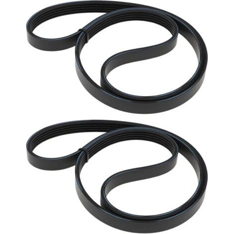 Polyethylene Ribbed Drive Belt (2 Pieces) 7233066820 0911029120 864 mm Compatible with Metabo HC 260
