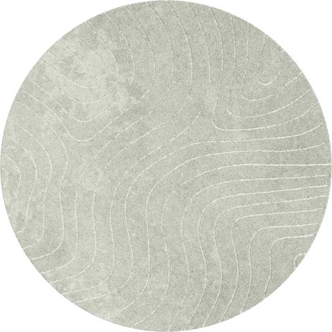 Bereichsteppiche Rund PALMERAS Grün Ø 200 CM Polyester vidaXL