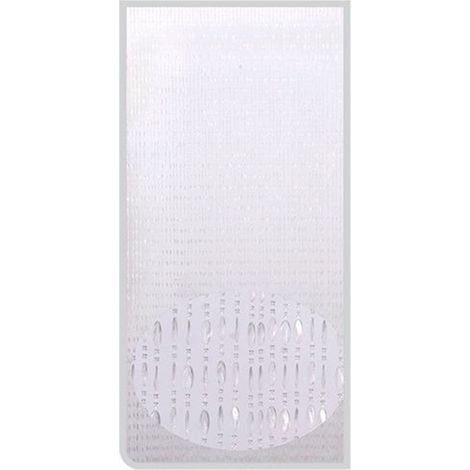 TrAdE Shop Traesio - Tenda Moschiera Antimosche Con Fili Perline Trasparente In Pvc 100x220cm Tpl52 017339 - (1/5)