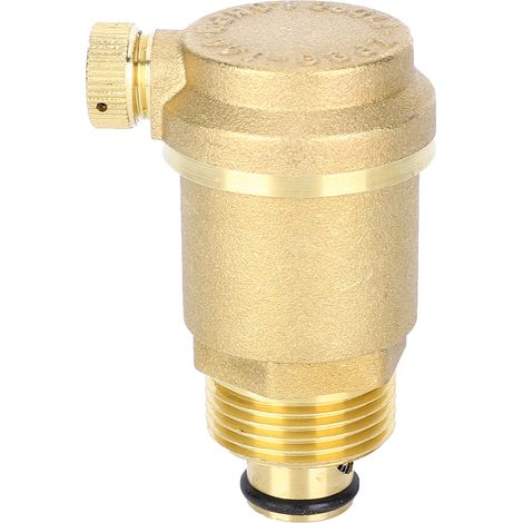 Soupape de purge d'air automatique pour climatisation, type aiguille, laiton fileté, diamètre 3/4 pouce (1/5)