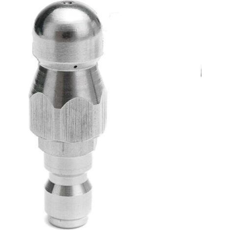 Rotationsreinigungsdüse für Hochdruckreiniger zur Ausbaggerung von Abwasserrohren, silber (e) (1/5)