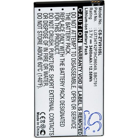 NX - Batterie tablette 3.7V 3400mAh - LI3734T42P3HC86049SBC791 (1/3)